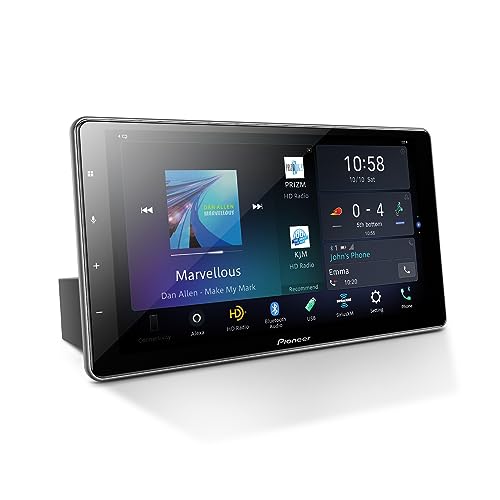 Pioneer DMH-WT7600NEX Digital Multimedia Receiver With Wireless Apple CarPlay and Android Auto, 9” Capacitive Floating Screen, Single-DIN, Built-In Bluetooth, WiFi and Amazon Alexa Pioneer DMH-WT7600NEX Digital Multimedia Receiver With Wireless Apple CarPlay and Android Auto, 9” Capacitive Floating Screen, Single-DIN, Built-In Bluetooth, WiFi and Amazon Alexa